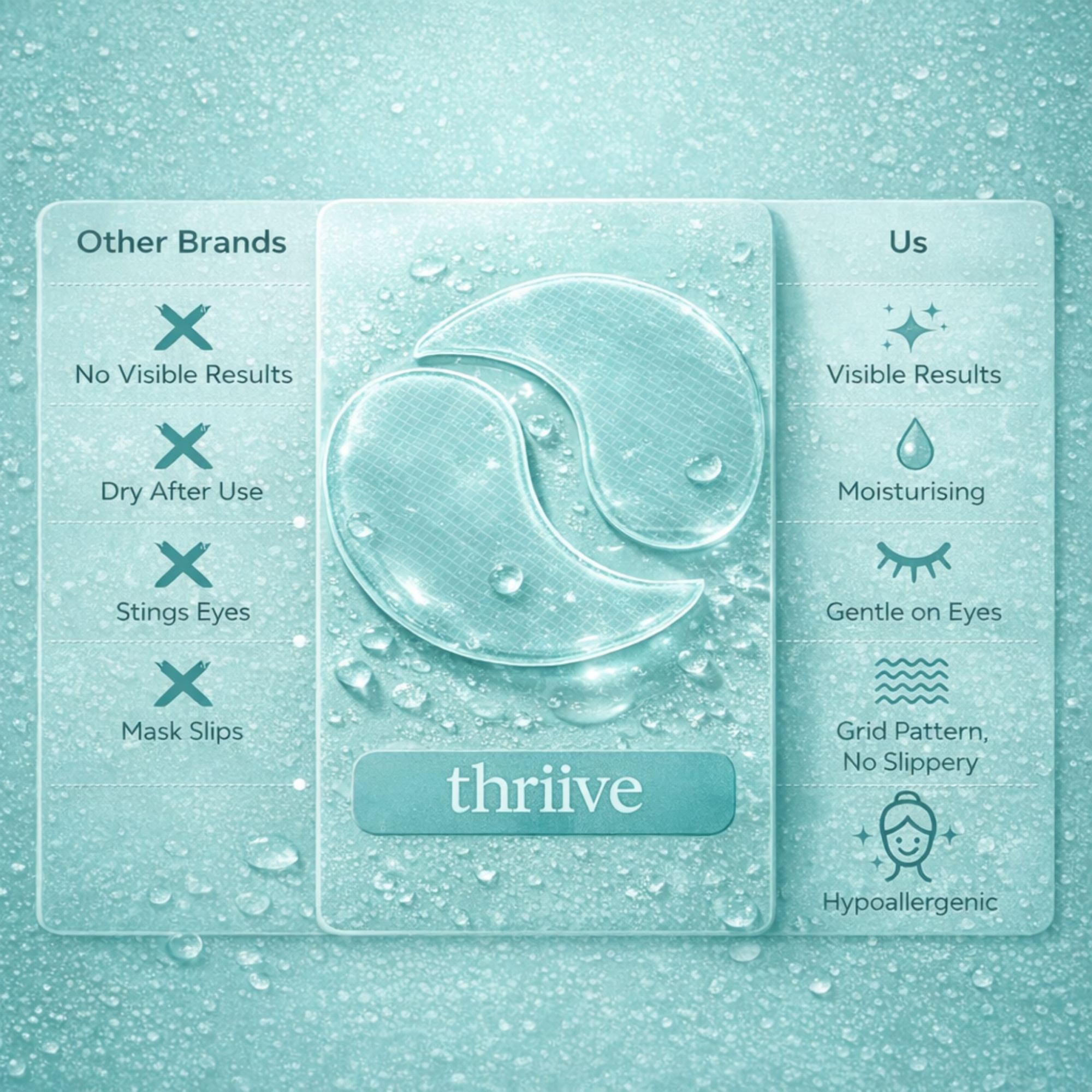 Rejuvenating Peptide & Retinol Hydrogel Eye Masks